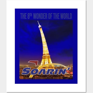 8th Wonder of the World - Soarin - Bent Eiffel Tower Posters and Art